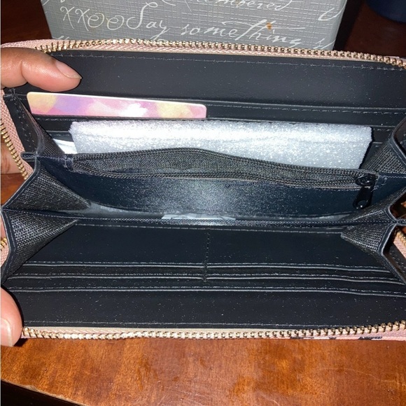 Pink Double Zipper Wallet - Picture 3 of 3